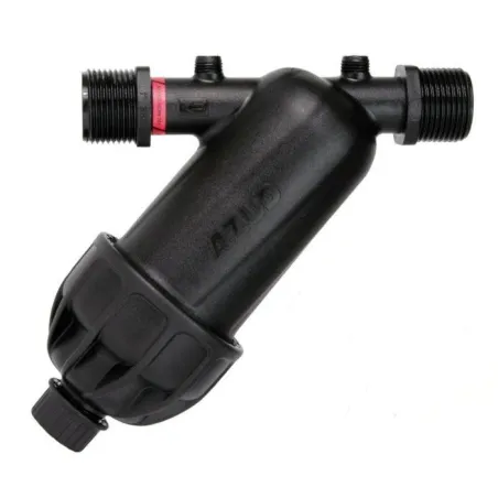  Filtro de Agua Azud Modular 100 PP 1" M-BSP, 130micrones 120Mesh Anillos Ranurado 23.728814 Filtro de Agua Azud Modular 100 PP 