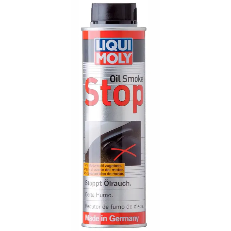 Corta Humo Azul Liqui Moly Oil Smoke Stop 300ml, Sella y Mejora compresion y Elimina Ruidos del Motor