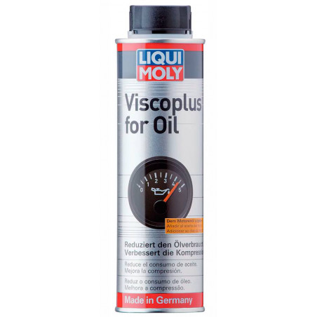 Elevador de Viscocidad Liqui Moly ViscoPlus 300ml, Aumenta viscocidad disminuye consumo de aceite