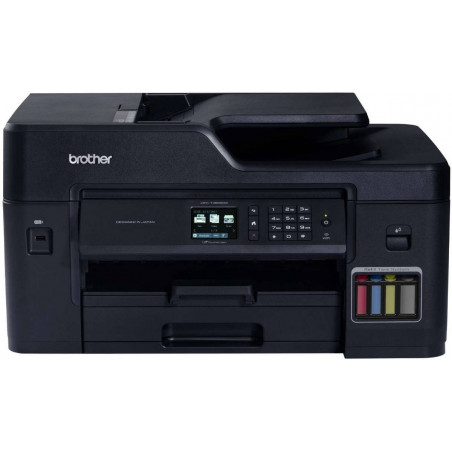Impresora de tinta continua Brother MFC-T4500DW, Multifuncional 35ppm A3 22ppm Scaner Copiadora Fax ADF 50Pag. Wifi USB