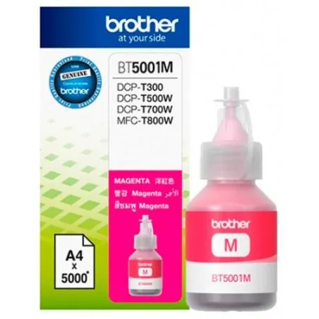  Botella de tinta Brother BT5001M Magenta, sistema continuo DCP-T300 DCP-T500W DCP-T700W 33.898305 Botellas de Tinta Brother BT5