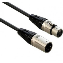 Cable de Microfono Roxtone DMXX200L10, 10M Plug Canon XLR Macho Hembra