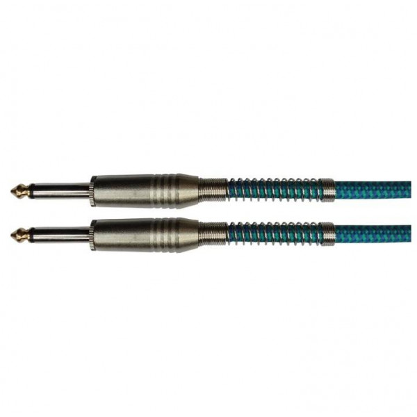 Cable de Instrumento SoundKing BC-306, 6M Plug Mono 6.35mm a Plug Mono 6.35mm con Resorte