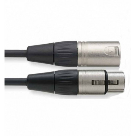 Cable de Microfono Profesional SoundKing BB827 5M Canon XLR Macho Hembra