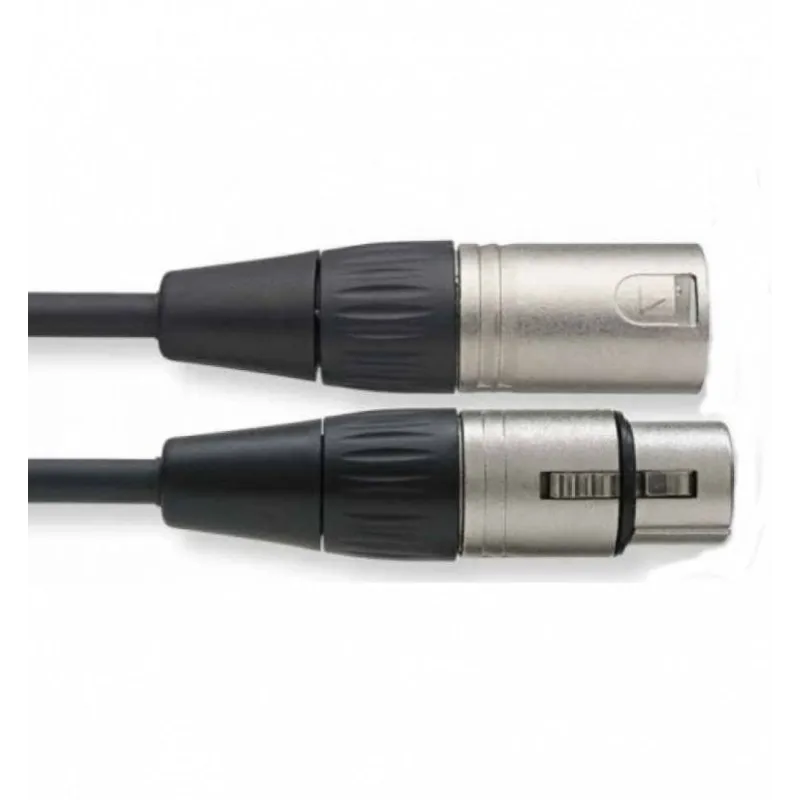 Cable de Microfono Profesional SoundKing BB827 10M Canon XLR Macho Hembra