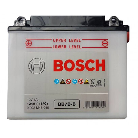 Batería Moto Bosch 6.5 Amperes 12V BT7B-BS
