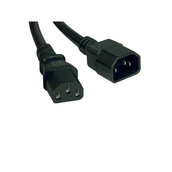 Cable de Poder Extension Tripp-Lite P005-010, C14 Macho a C13 Hembra 3.05m 250V,15A, 14AWG