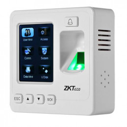 Control de Acceso IP Zkteco SF100, Capacidad 1500 Huellas  para Cerradura Eléctrica  y otros RED USB