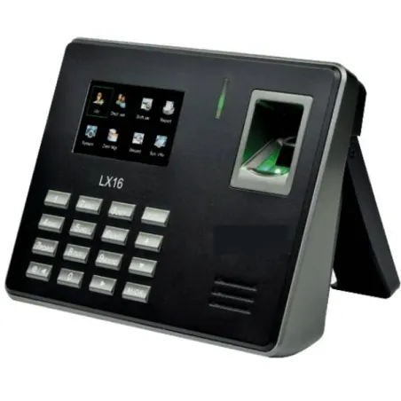  Control Asistencia y Tiempo Zkteco LX16, 2.8" TFT Capacidad 500 Huella Digital Descarga de Registro By USB 202.542373 Control A