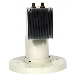 LNBF Aibitech Banda C Doble Polaridad Automatica 17K, 3.4 a 4.2GHz Doble Salidas RG6 Con Disipador de Calor