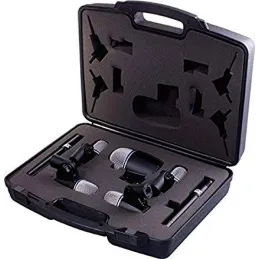 Microfono Alambrico Kit JTS TXB-7M, 7 unidades microfonos para Bateria 1 (TX-2) 4 (TX-6) 2 (TX-9) con Maleta ABS jts-Microfono A