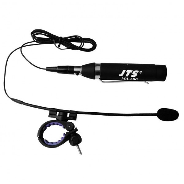 Microfono de instrumento JTS CX-500F/MA50, de condensador para Flauta Salida XLR