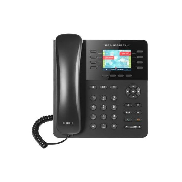 Telefono IP GrandStream GXP2135, 4 líneas, LCD 2.8" color, RJ-45 Gigabit PoE, Bluetooth