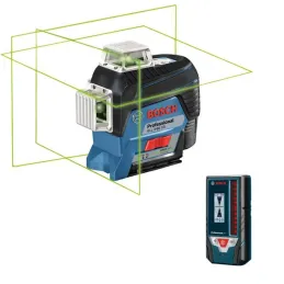 Nivel Laser de Lineas Bosch GLL 3-80CG + LR7, 1 línea horizontal 2 verticales 360 plomada, transferencia de puntos bluetooth Bos