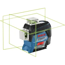 Nivel Laser de Lineas Bosch GLL 3-80CG + LR7, 1 línea horizontal 2 verticales 360 plomada, transferencia de puntos bluetooth Bos