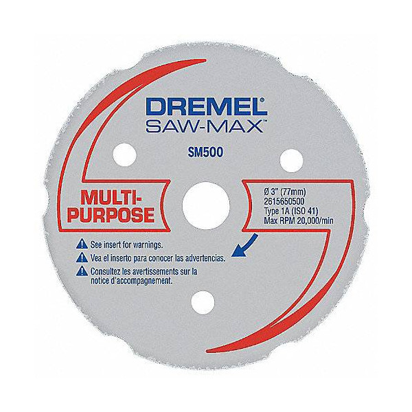 Disco de Carburo Multiproposito Dremel SM500, DSM 500 para Madera y Plastico