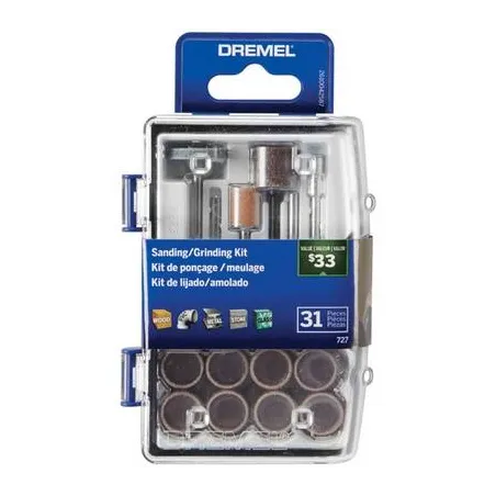  Kit Accesorios Lijar Esmerilar Dremel 727, Disco de lijado pulido 64.40678 Kit Accesorios Lijar Esmerilar Dremel 727, Disco de 