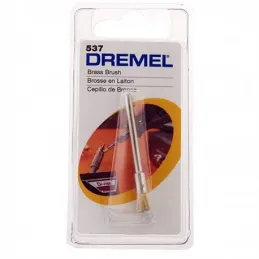 Cepillo de Laton Dremel 537, 1/8" 3.2mm para Limpiar y Pulir Dremel-Cepillo de Laton Dremel 537, 1/8" 3.2mm para Limpiar y Pulir