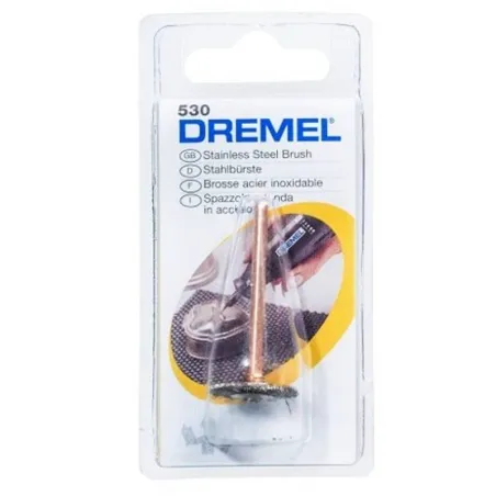  Cepillo Acero Inoxidable Dremel 530, 3/4" para limpiar, desbarbado 19.491525 Cepillo Acero Inoxidable Dremel 530, 3/4" para lim