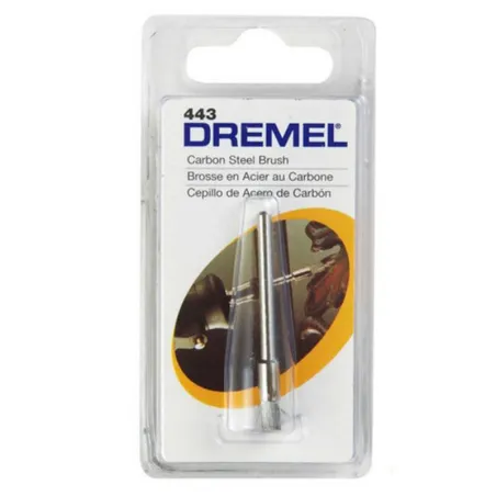  Cepillo Acero al Carbon Dremel 443, 1/8" 3.2mm decapar pulir homogeneizar limpiar 11.694915 Cepillo Acero al Carbon Dremel 443,