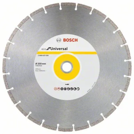  Discos Diamantados 14" x22.23mm ECO Universal Segmentados Bosch 2608615035 315.254237 Disco Diamante ECO Bosch 14" x25.4mm 2608