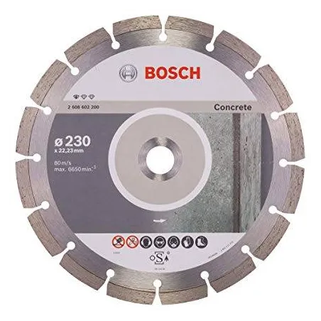  Discos Diamantados 9" Standard para Hormigon Duro, Bosch 2608602200 122.881356 Disco Diamante Standard Bosch 9" x22.23mm 260860