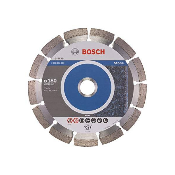 Disco Diamante Standard Bosch 7" x22.23mm 2608602600 para Roca Natural