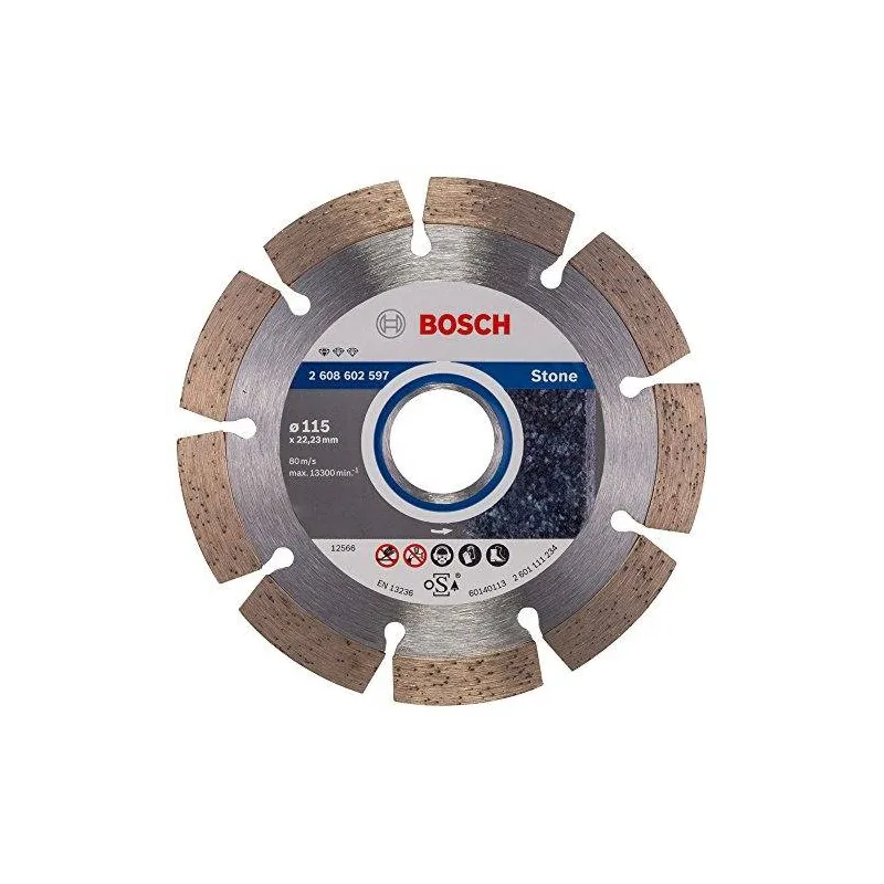 Disco Diamante Standard Bosch 4 1/2" x25.4mm 2608602597 para Roca Natural