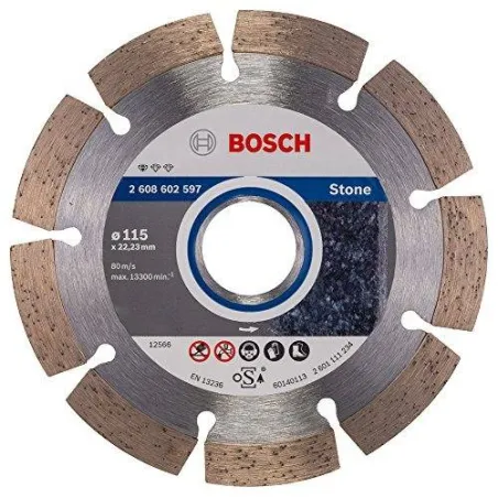 Disco Diamante Standard Bosch 4 1/2" x25.4mm 2608602597 para Roca Natural