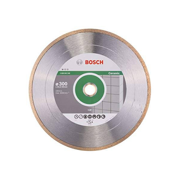 Disco Diamante Profesional Bosch 12" x30x25.4mm 2608602540 para Ceramica y azulejos
