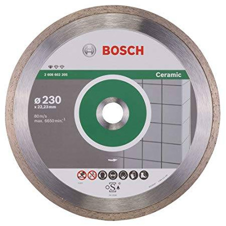 Disco Diamante Standard Bosch 9" x22.23mm 2608602205 para Ceramica y azulejos