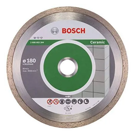  Discos Diamantados 7" Standard para Ceramica y azulejos, Bosch 2608602204 98.305085 Disco Diamante Standard Bosch 7" x22.23mm 2