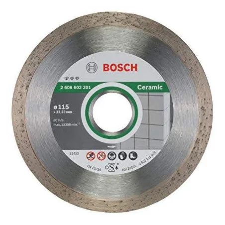  Discos Diamantados 4 1/2" Standard para Ceramica y azulejos, Bosch 2608602201 31.355932 Disco Diamante Standard Bosch 4 1/2" x2
