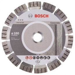 Disco Diamante Best Bosch 7" x22.23mm 2608602654 para Hormigon Duro y Hormigon Armado
