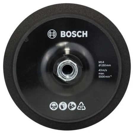 Discos velcro Bosch 150mm M14 2608612027 Respaldo para Pulir Bosch-Disco velcro Bosch 150mm M14 2608612027 Respaldo para Pulir -