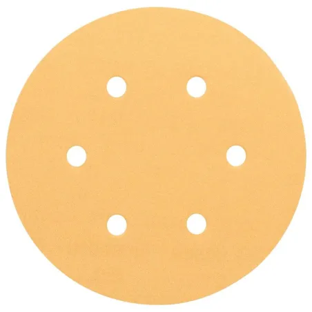 Discos de Lijas Madera C470 150mm G180 6 huecos x50u, Bosch 2608607838 Bosch-Disco de Lija Madera Bosch C470, 150mm, 6 huecos, G