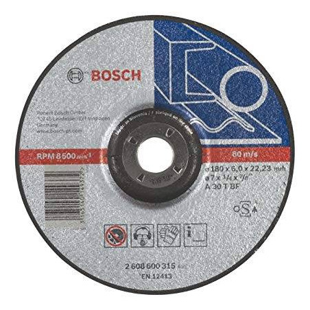 Disco Abrasivo Desbaste Bosch Metal 7" - 180mm x6.0 Expert 2608600315