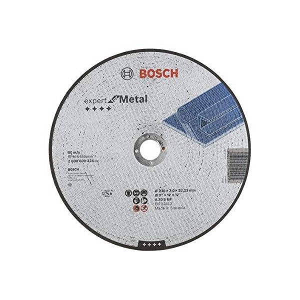 Paso Virgen El sendero Disco Corte Metal 9" 230x3.22.23mm Expert, Bosch 2608600324