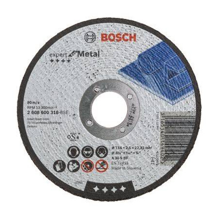 Disco Corte Metal 4 1/2 115x2.5mm Expert, Bosch 2608600318