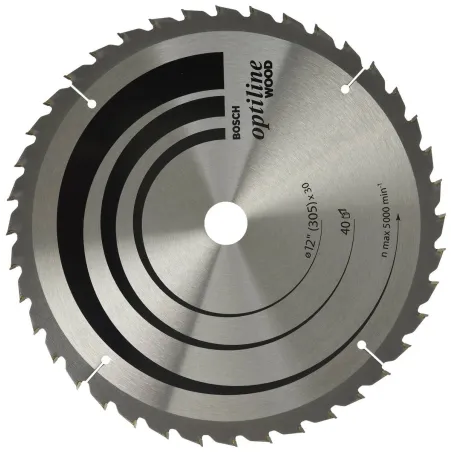 Discos Sierra Madera 12" 40D Carburo Optiline Madera Ingletadoras Bosch 2608640920 141.525424 Disco Sierra Circular Madera Bosc