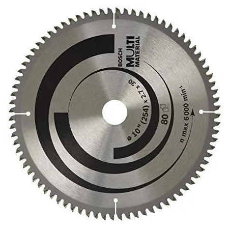  Discos Sierra Madera 10" 80D Carburo Multimaterial Bosch 2608642201 155.084746 Disco Sierra Circular Madera Bosch 10" 80 Diente