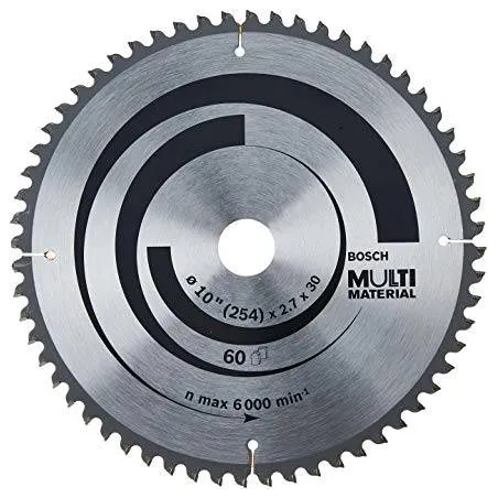 Discos Sierra Madera 10" 60D Carburo Multimaterial Bosch 2608642200 150.847458 Disco Sierra Circular Madera Bosch 10" 60 Diente