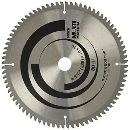 Discos Sierra Madera 9 1/4" 80D Carburo Multimaterial Bosch 2608642197 Bosch-Disco Sierra Circular Madera Bosch 9 1/4" 80 Diente
