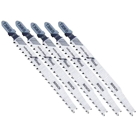  Hoja Caladora HCS Bosch T308B x5 Fino Recto 2608667309 Madera 44.067797 Hoja Caladora HCS Bosch T308B x5 Fino Recto 2608667309 