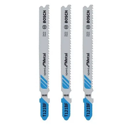 Hoja Caladora BIM Bosch T121BF x3 Fino Recto 2608636833 Metal 22.881356 Hoja Caladora BIM Bosch T121BF x3 Fino Recto 2608636833