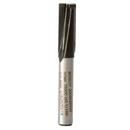  Fresas Ranura Recta 3/8" 9.52mm HM-2F, Bosch 260828412 35.59322 Fresa Bosch Ranura Recta 3/8" 260828412 HM-2F ruteadora La dura