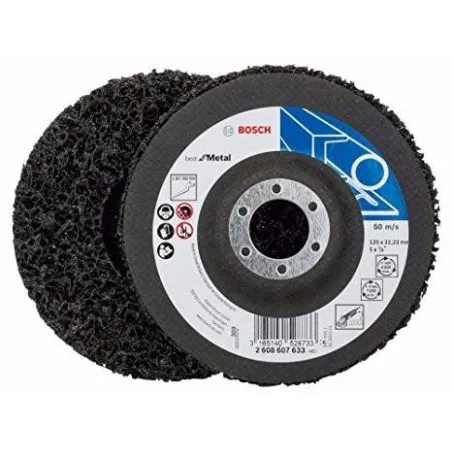  Discos Limpieza Bosch 5" para Metal N377 2203 Best Bosch 2608607633 44.067797 Disco Limpieza Bosch 5" para Metal Best 260860763