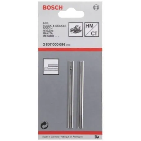 Cuchillas Para Cepillo Electrico Bosch GHO 20-82 2PZ Universal 2607000096