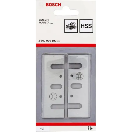 Cuchillas Para Cepillo Electrico Bosch GHO 10-82 2PZ 2607000193