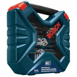 Juego de Puntas y Brocas Bosch 65 Piezaz azul x-line 2610038618 Bosch-Juego de Puntas y Brocas Bosch 65 Piezaz azul x-line 26100